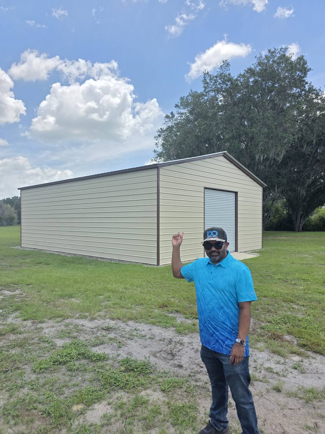 Finished commercial building — full scale