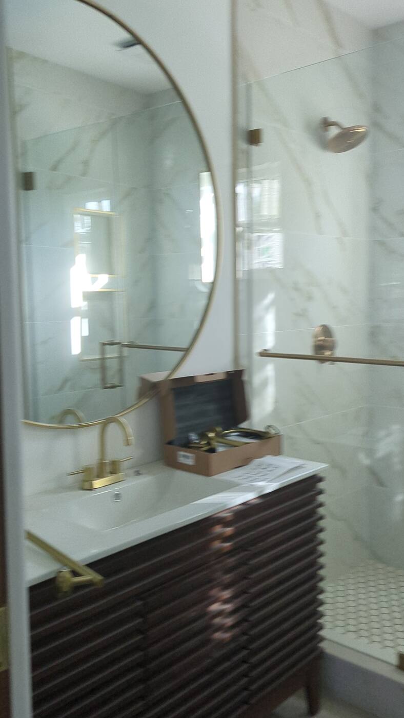 Finished interior — bathroom