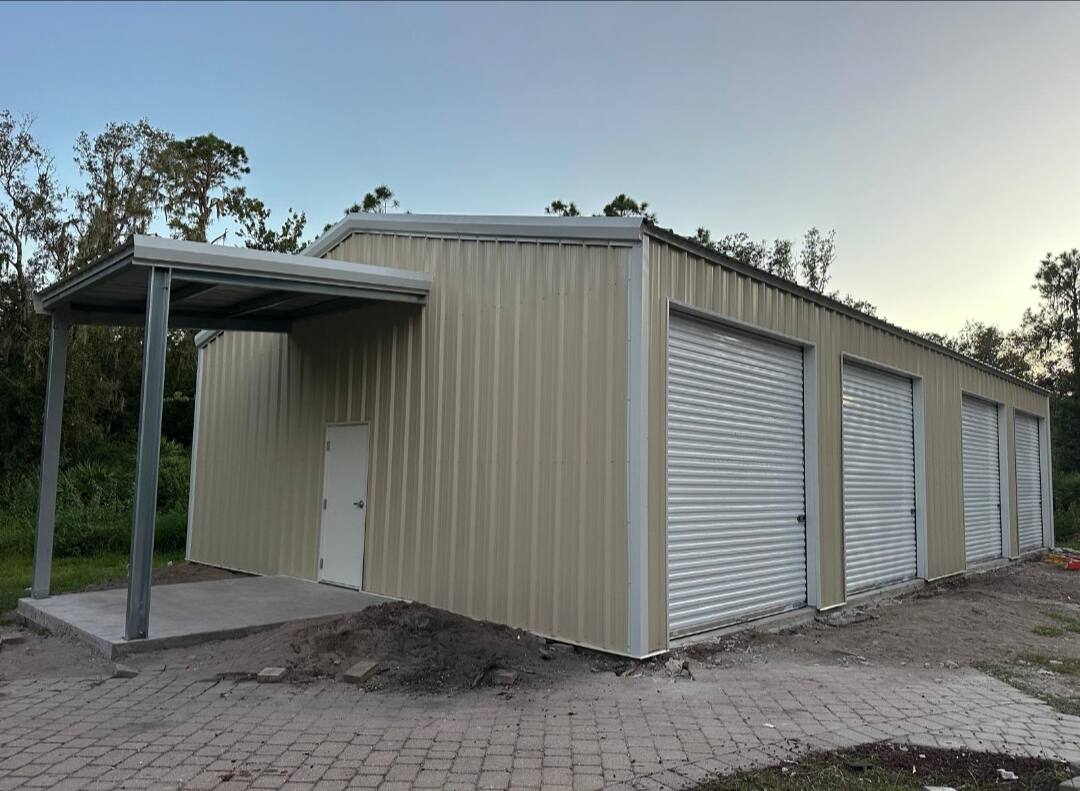 Building with attached carport