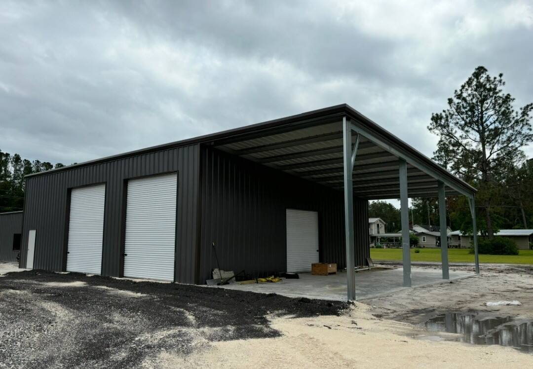 Industrial steel building