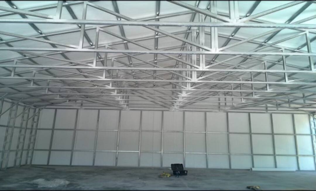Interior — clear-span workshop