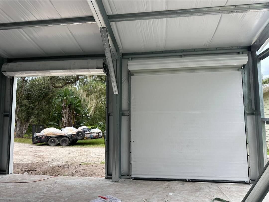 Interior — finished garage
