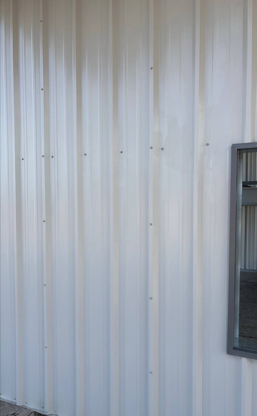 Steel wall sheeting